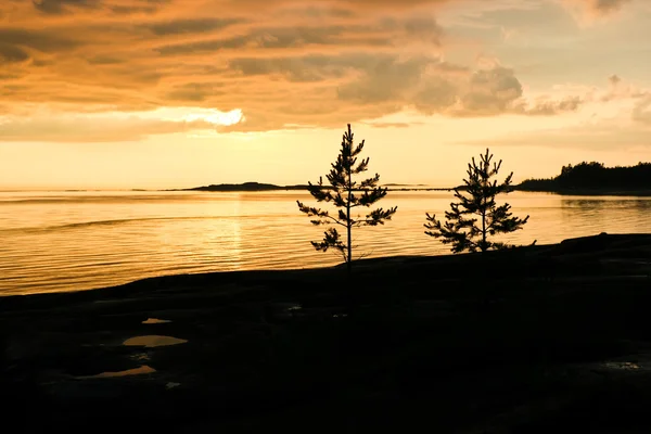 Sonnenuntergang am Meer — Stockfoto