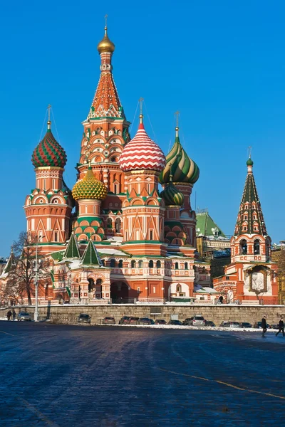 Catedral de São Basílio em Moscovo — Fotografia de Stock