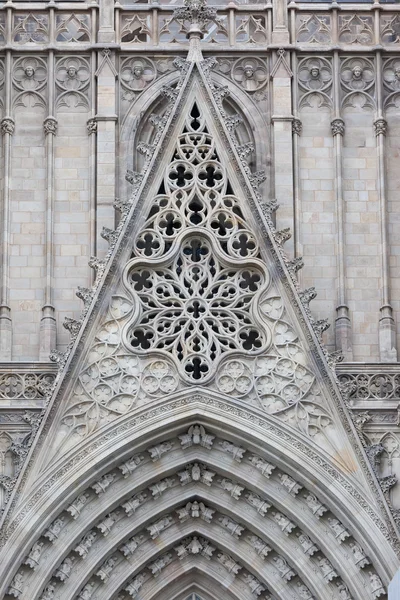 Gotycka katedra w Barcelonie — Zdjęcie stockowe