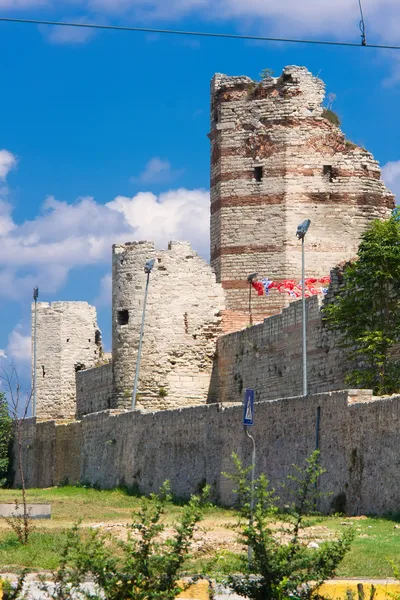 Istanbul stadsmuren — Stockfoto