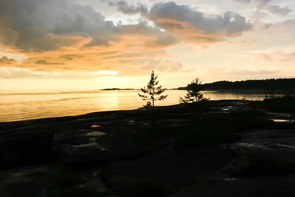 Sonnenuntergang am Meer — Stockfoto