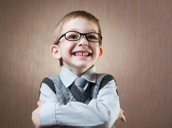 Niedliche kleine Junge Portrait — Stockfoto