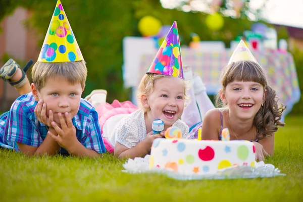 De partij van de verjaardag van de kinderen — Stockfoto