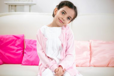 sevimli küçük kız portresi