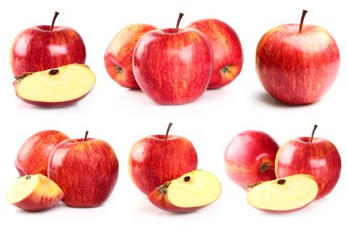 Collage from apples clipart