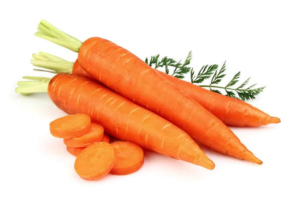 Zanahorias con hojas —  Fotos de Stock