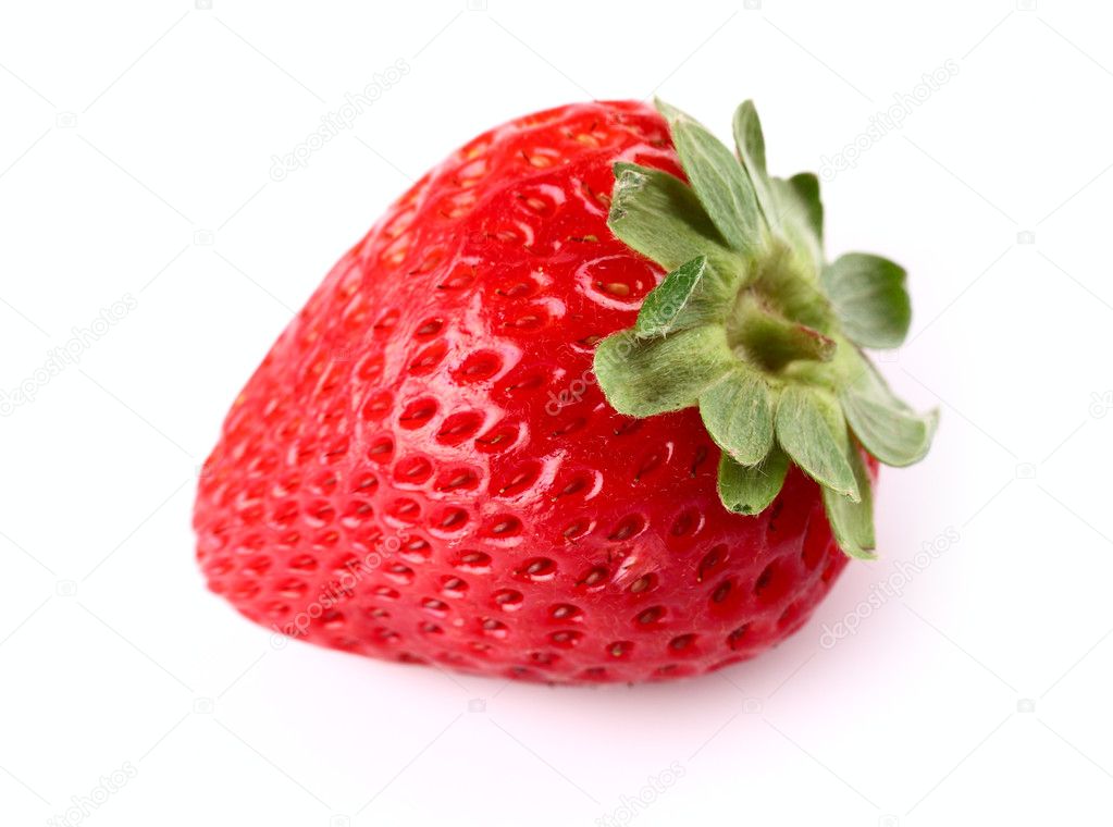 Fresh strawberry in closeup