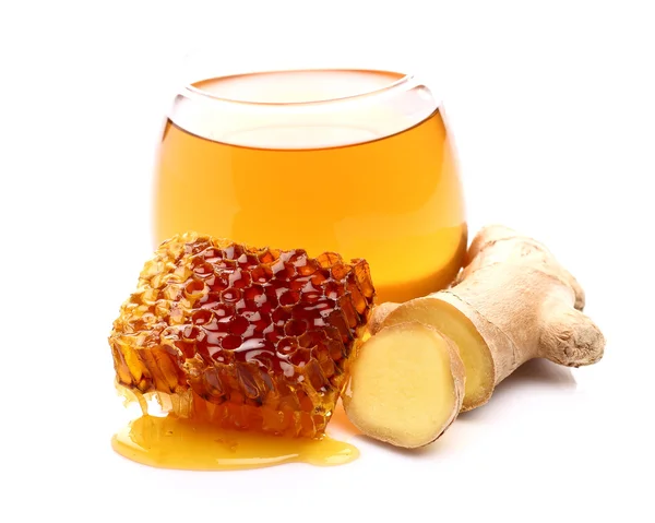 Hot ginger tea — Stock Photo, Image