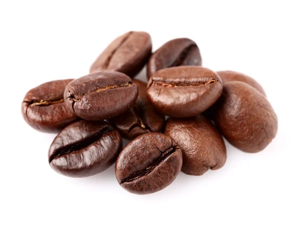 Granos de café en primer plano — Foto de Stock