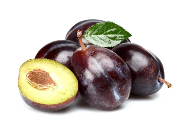 Ripe plums in closeup — Stock Photo, Image