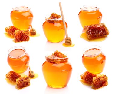 Bal ve peteğin kolaj