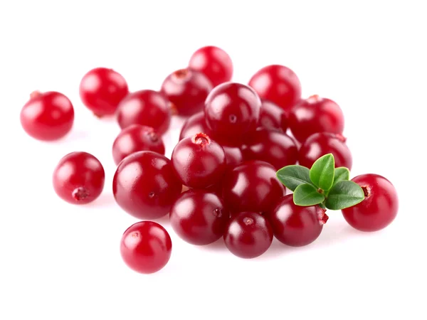 堆的多汁小红莓 — 图库照片