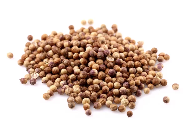 Семена кориандра крупным планом — стоковое фото