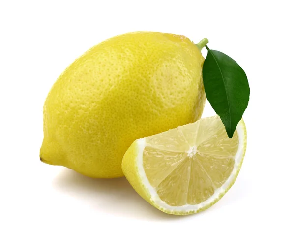 Citron avec tranche — Photo