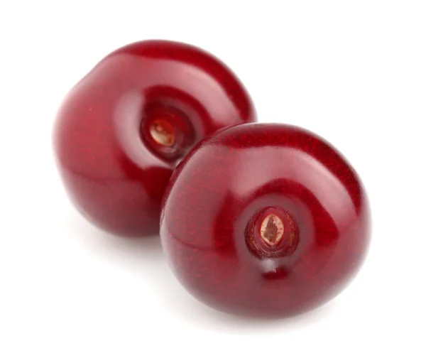 Two berry cherry in closeup — Stock Photo, Image