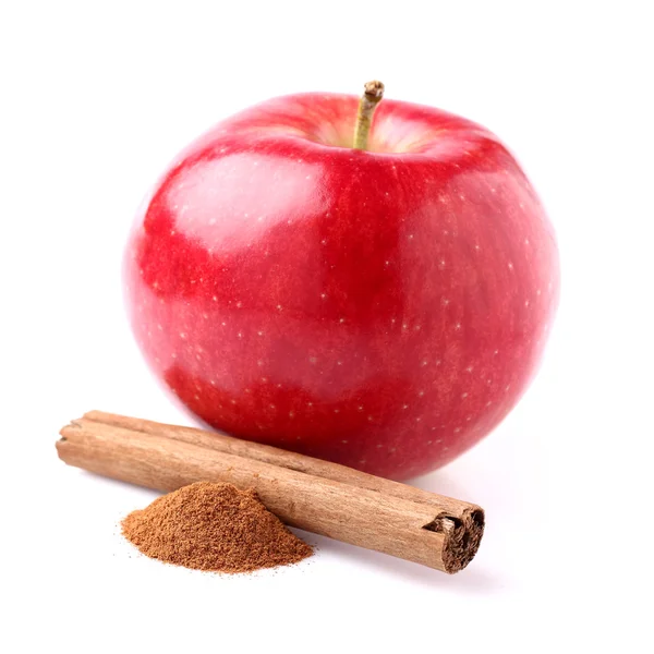 Äpple med kanel — Stockfoto