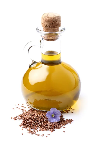 Flax oil — Stock Photo, Image
