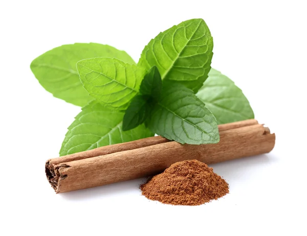 Mint with cinnamon — Stock Photo, Image