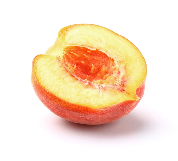 Slice of peach — Stock Photo, Image