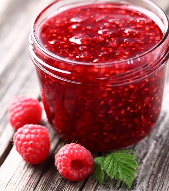Raspberry jam clipart