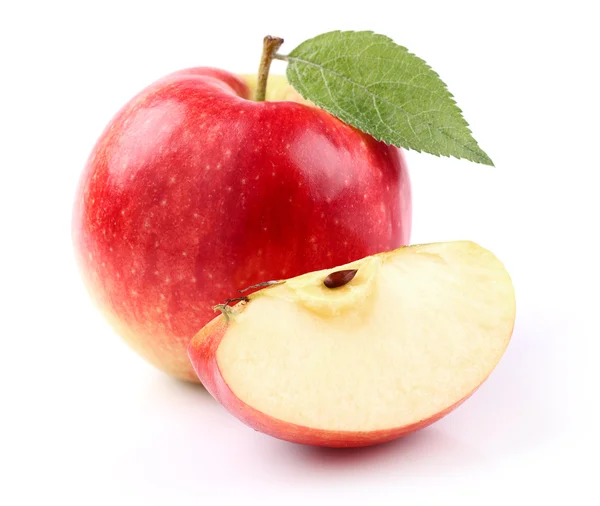 リンゴのスライス添え — ストック写真