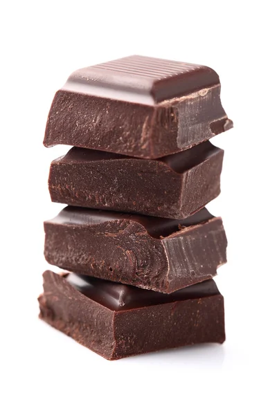 Mörk choklad i närbild — Stockfoto
