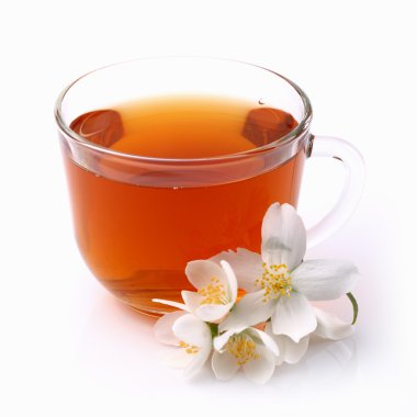 Tea with jasmine clipart