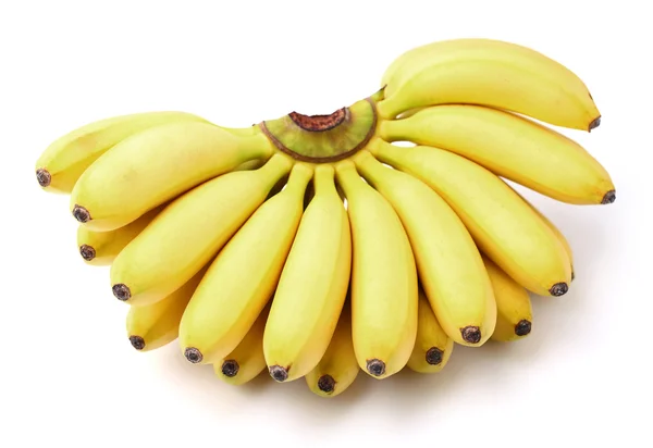 Banana bebê em close-up — Fotografia de Stock
