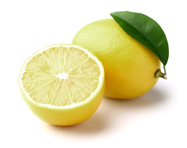 Lemon with slice — Stock Photo, Image