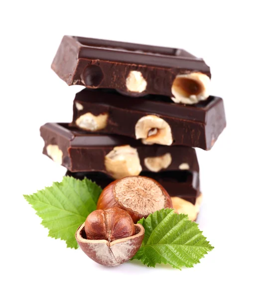 Suklaa pähkinöillä — kuvapankkivalokuva