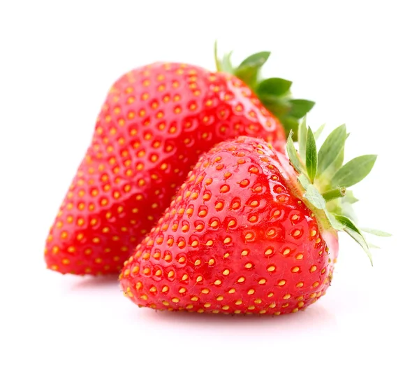 Zwei süße Erdbeeren — Stockfoto
