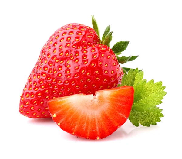 Strawberry with slice — Stock Photo, Image