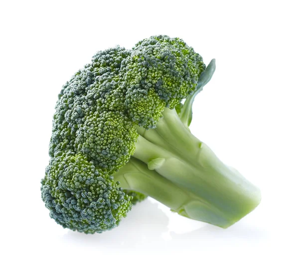 Varza Broccoli Izolată Fundal Alb — Fotografie, imagine de stoc