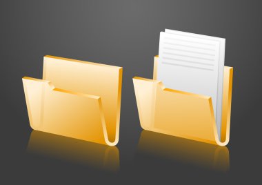 Vector folder icons