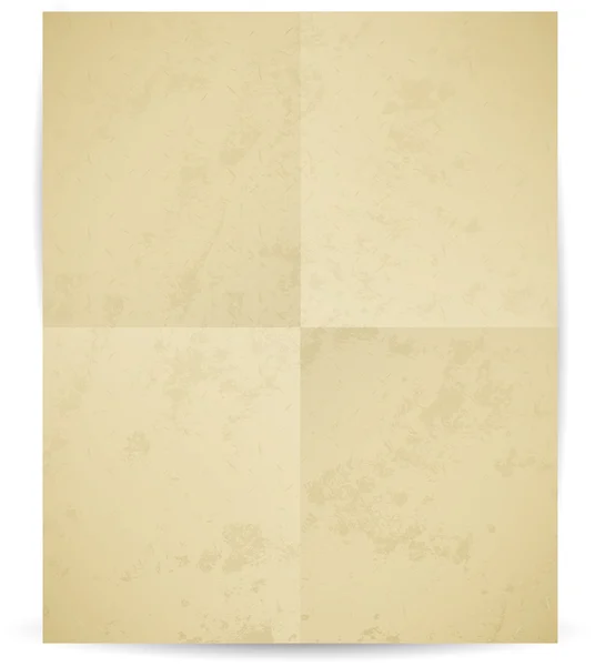 Papier vectoriel plié avec texture — Image vectorielle