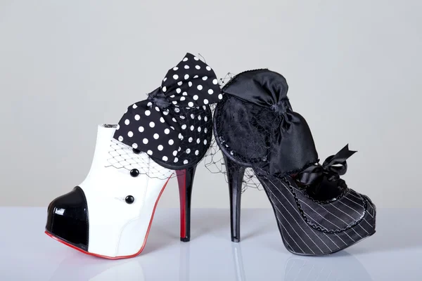 Cabaret style female shoes — Stock Photo, Image