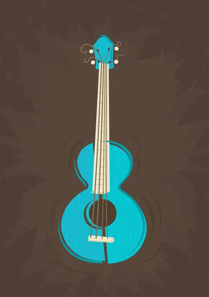 Vektor ukulele gitár — Stock Vector