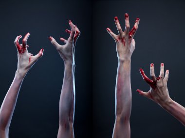 Kanlı zombi el