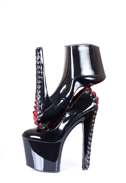 Extremely high heel fetish shoes — Stock Photo, Image