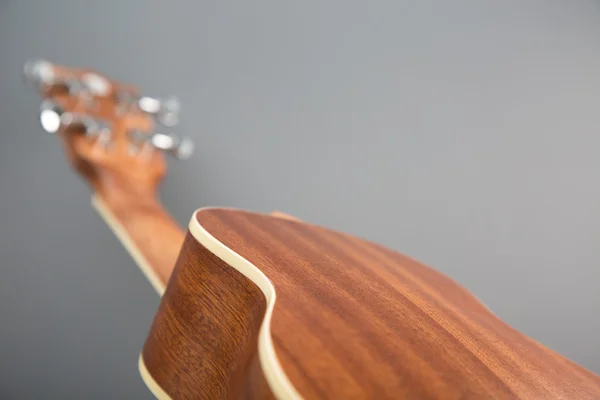 Guitarra Ukulele, vista trasera — Foto de Stock