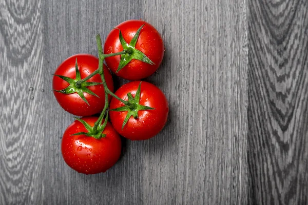 Vista superior de tomates frescos — Foto de Stock