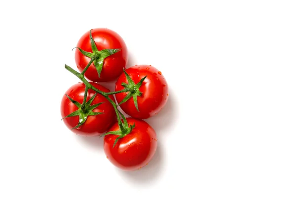 一束新鲜的西红柿的顶视图 — 图库照片#