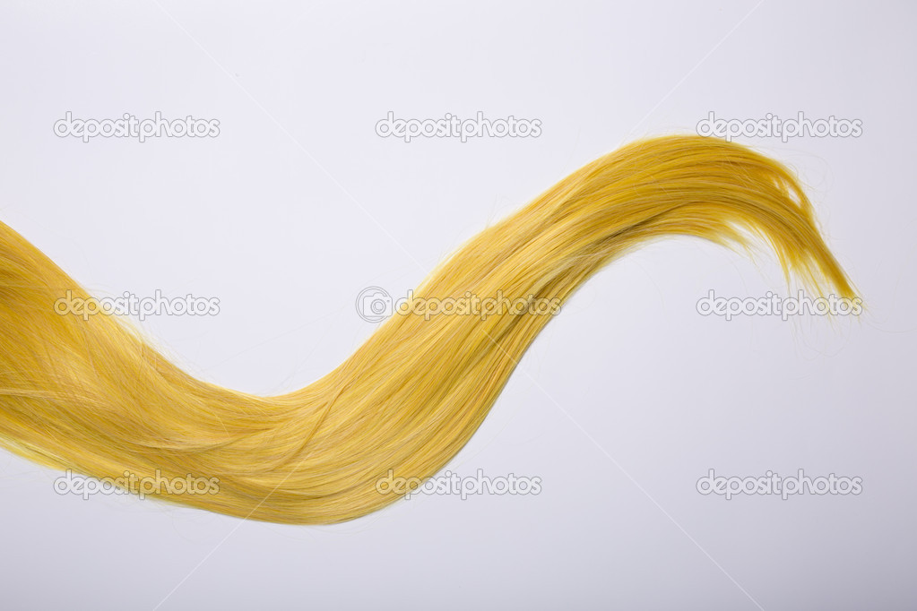 golden blonde hair