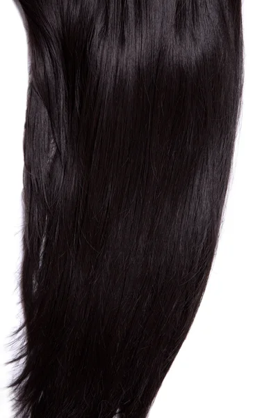 Black straight hair — Stock Photo, Image
