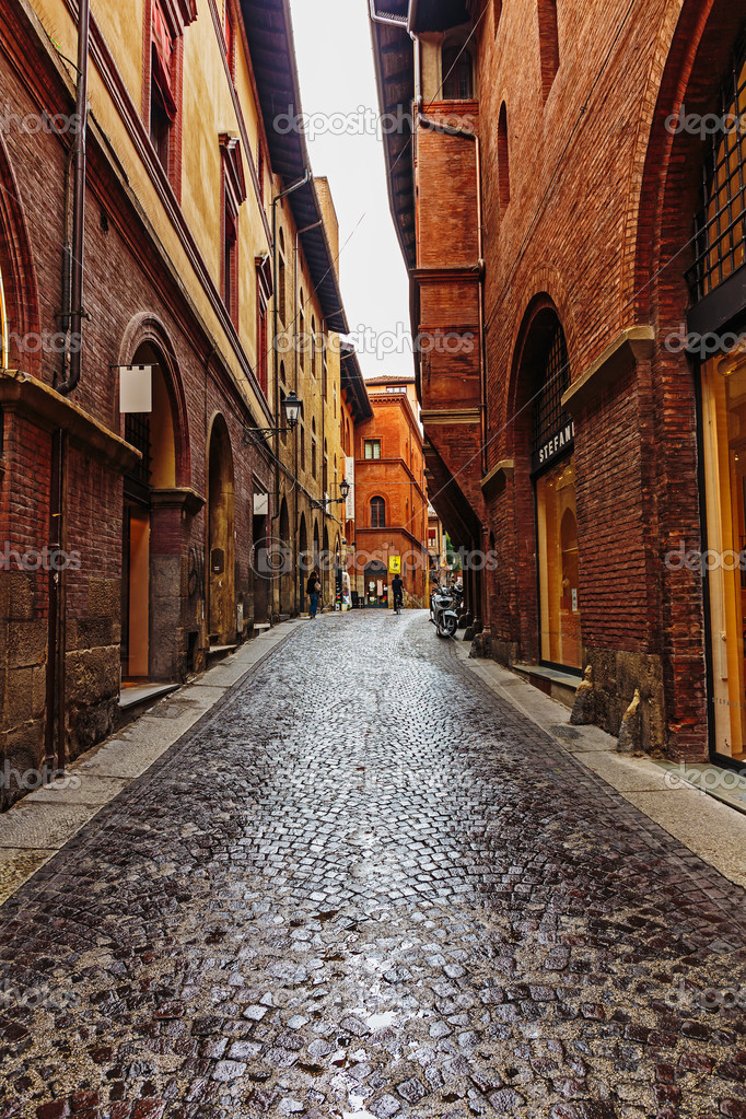Downtown streets in Bologna italy Stock Editorial Photo © Observer 49924303