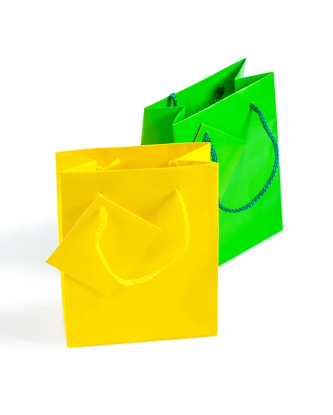 Dos bolsas de papel —  Fotos de Stock