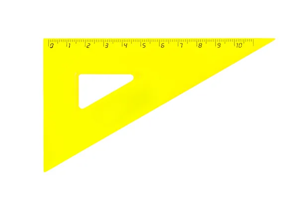 Yellow ruller — Stock Photo, Image