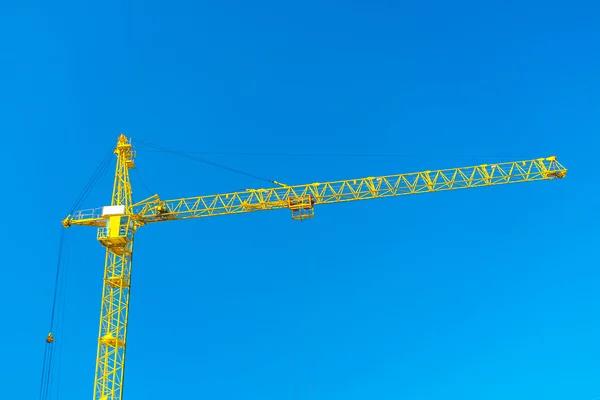 Haut de la grue de construction — Photo