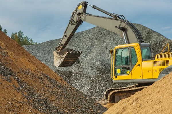 Excavator in work — Stock Photo, Image