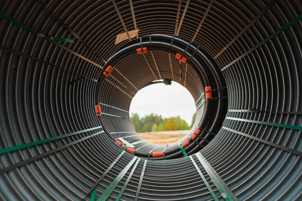 In roll of pipes — Stock Photo, Image